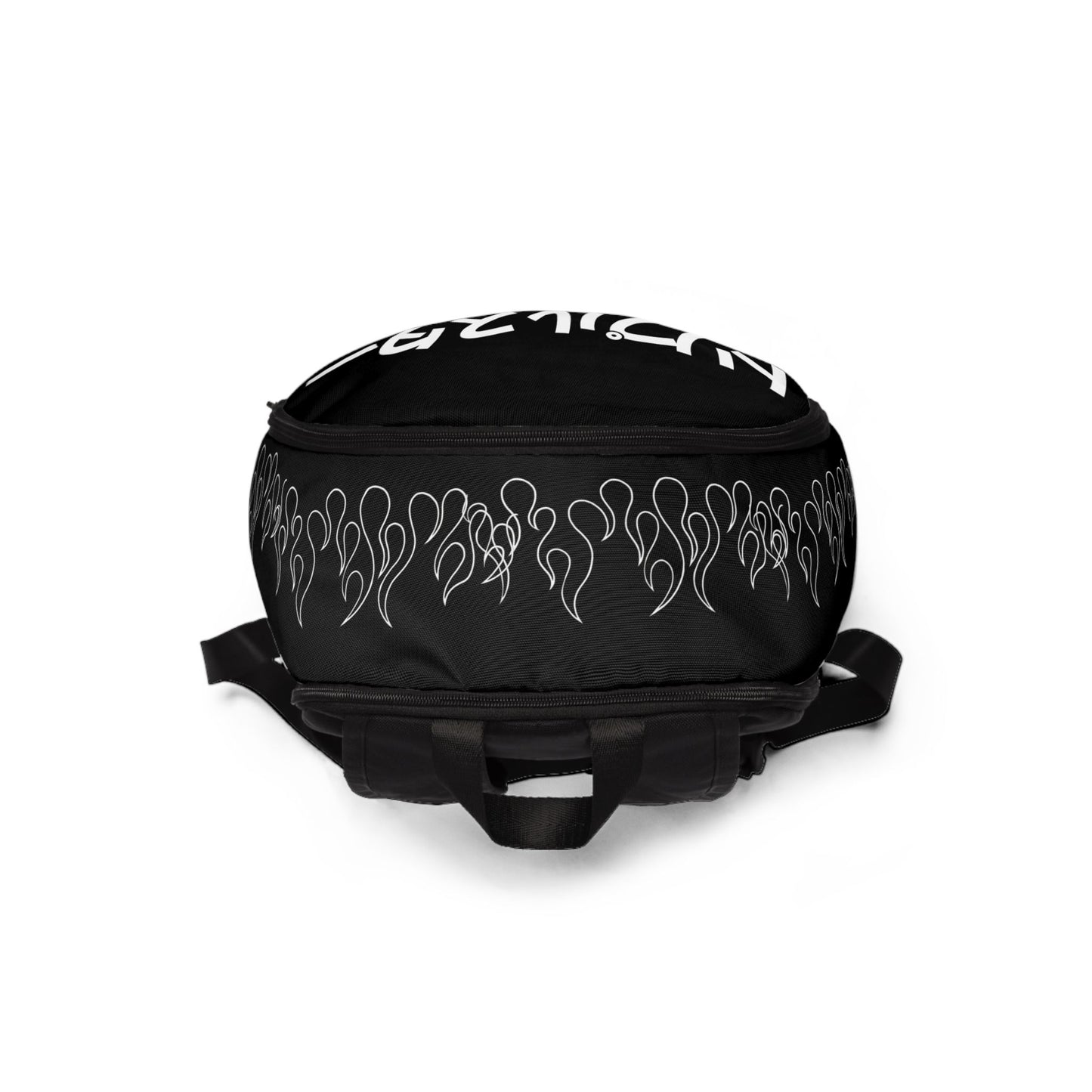Japanese Triple Star Backpack | Black Spider, Stars & Flame Design dftgyvhjkl;