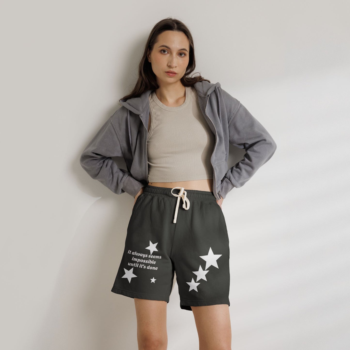Stars Sweat Shorts | Motivational AESRDTYFUGI;HOJP